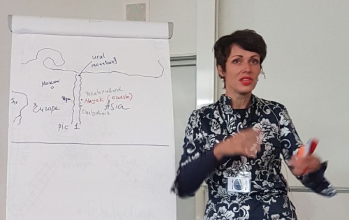 Nadezka Kutepova musste Russland wegen ihrer Kritik an Zust&auml;nden in Mayak verlassen.
