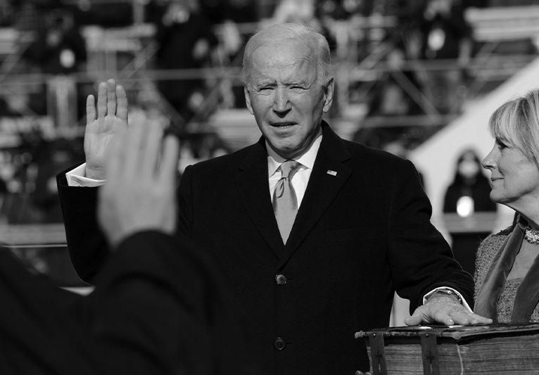 US-Pr&auml;sident Joe Biden, hier bei seiner Vereidigung, will der Welt beim Klimaschutz vorangehen. (Bild:  	Joint Congressional Committee on Inaugural Ceremonies)